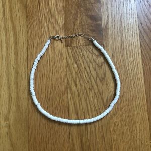 White Beaded Necklace